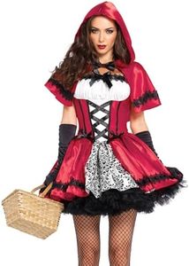 Leg Avenue Costume, Red/White, Large