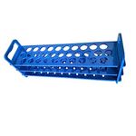 AANIJ® Polypropylene plastic Test tube stand 3 TIER: 16mm × 31 Holes (BLUE Color, Pack of 1)