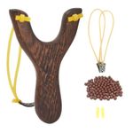 NEAPU Solid Wooden Slingshot, Hunting Slingshot for Outdoor and Shooting Game