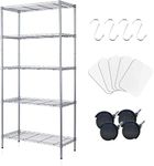 CAVSOIR 5 Tier Shelving Unit Adjust