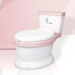 R for Rabbit Little Grown Up Potty Seat – Adaptable Potty Training Seat for New Born Baby/Infant/Kids (White Pink)(Plastic)
