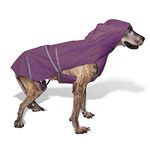 PetWale Reflective Raincoat - Purple (Size: XXLarge)