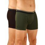 Van Heusen Men's Pure Cotton Classic Trunks (Pack of 2) (IHQEBX1CCD10032_Multi_L_Multicolor