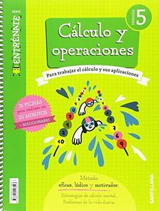 Cuaderno calculo serie entrenate 5 primaria - 9788414113523 (ENTRENATE/COMPETENCIA)