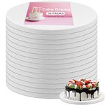 14 PCS Cake Drums 10 Inch, Cake Boards 10 Inch, 10 Inch Cake Drum, Cake Boards 10 Inch Round, Cake Drum 10 Inch Round, 1/2" Thick Cardboard, Sturdy Cake Base, Food Grade Cake Rounds, Base para Pastel