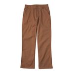 Carhartt Boys' Rugged Flex Canvas Utility Work Pant, Canyon Brown, 7