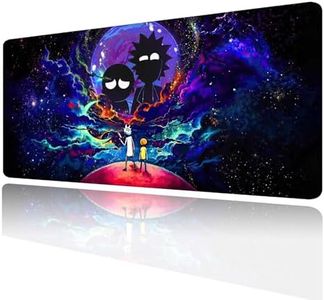 Grand tapis de souris de jeu avec base en caoutchouc antidérapant et bords cousus, tapis de souris portable pour bureau, travail informatique, jeux, 80 x 39 cm