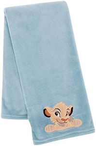 Lambs & Ivy Lion King Adventure Baby Blanket, Blue, 30x40 Inch (Pack of 1)