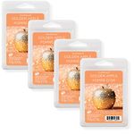Scentsationals Scented Wax Fragrance Melts - Golden Apple - Wax Cubes Pack, Home Warmer Tart, Electric Wickless Candle Bar Air Freshener, Spa Aroma Decor Gift - 2.5 oz (4-Pack)