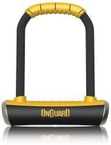 ONGUARD Brute STD U-Lock, 4.37 x 7.96-Inch, Black/Yellow