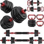 UNNMIIY Adjustable Dumbbells, 10/20