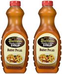 Blackburn's Pancake & Waffle Syrup, Butter Pecan Flavor, 24 Oz. (Pack of 2) (Butter Pecan)