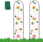 WellSign 2 Pack 100% Metal Garden T