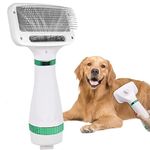 NH Fashion Hub Pet Hair Dryer |-2 in 1 Pet Grooming Hair Dryer Blower with Replaceable Slicker Brush | Adjustable Temperature | For Small and Medium Dogs and Cats and Many More