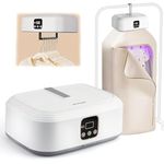 SIRIDHI Electric Cloth Warmer - Portable Cloth Warming Machine for Home, Warming Bag, and Towel Rack - Automatic Wet Clothing Air Warmer,White,Acrylonitrile Butadiene Styrene
