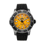 Breitling Superocean Titanium with Yellow Dial 48mm Mens Watch E17369241I1S1, yellow, Diver