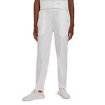 Women's Classic Tapered Leg Pant (White;Tall/Large)