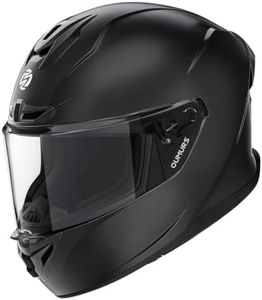 OUMURS 361S Full Face Motorcycle Helmet DOT ECE 22.06 Certified, Adult Street Bike & Scooter Helmet for Men Women with Dual Visors (Clear + UV), Anti-Fog Insert, Coolmax Liner, Balaclava & Carry Bag