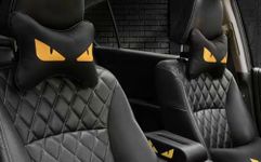 FF Eyes Car Headrest Pillows x2