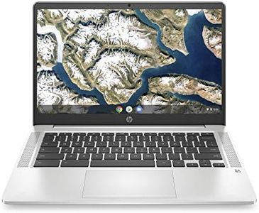 HP Chromebook 14-inch FHD Laptop, Intel Celeron N4000, 4 GB RAM, 32 GB eMMC, Chrome (14a-na0050nr, Mineral Silver)