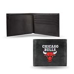 Rico Industries NBA Embroidered Leather Billfold Wallet, Chicago Bulls