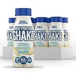 Applied Nutrition - High Protein Shake Ready to Drink, Protein Drink with 42g of Protein, Low Fat Protein Shake, On The Go Bottle - 8 x 500ml (Vanilla)