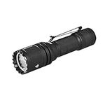 ACEBEAM Defender P16 Tactical Flashlight with Dual Tail Switch, 1800 High Lumens Flashlight Rechargeable, 529 Yards Long Throw Flashlight with Reverse Clip, Instant Strobe for Emergency, Security