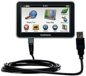 Gomadic Hot Sync and Charge Straight USB Cable for The Garmin Nuvi 2460 2450 – Charge and Data Sync with The Same Cable. Built TipExchange Technology