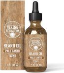 Viking Revolution - Beard Oil - All Natural Beard Oil Men with Argan Oil & Jojoba Oil - Softens, Smooths & Strengthens - Beard Conditioner - Gifts For Men - Palo Santo - 30 ml