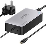 100W USB C Laptop Charger Power Adapter, with 30W USB C Port, for MacBook Pro 16/15/13, MacBook Air, Surface Pro 9/8, Dell Inspiron XPS, Lenovo Thinkpad, Hp Acer Asus Samsung and All USB-C port Device