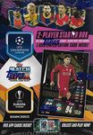 Topps Match Attax 2020 2021 UEFA Champions League Soccer Trading Card Game Sealed Two Player Starter Box with 38 Cards and Game Mat Plus a Bonus Limited Edition Roberto Firmino Gold Card