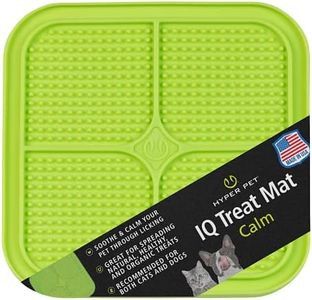 Hyper Pet IQ Treat Lick mat for Dogs, Dog Slow Feeder & Cat Lick mats | Great Alternative to Slow Feeder Bowls & Cat Feeders | Perfect Dog Licking mat, Cats Puzzle & Enrichment Toys