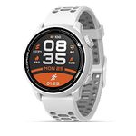 COROS PACE 2 Premium GPS Sport Watch with, Heart Rate Monitor, 30h Full GPS Battery, Barometer, ANT+ & BLE Connections, Strava, Stryd & Training Peaks (White with Silicone Band)