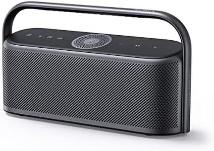 Soundcore Motion X600 Portable Bluetooth Speaker with Wireless Hi-Res Spatial Audio,50W Sound, IPX7 Waterproof, 12H Long Playtime, Pro EQ, Built-in Handle, AUX-in (Black)