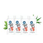 Captain Zack Dog Shampoo for All Breeds | Excuse Me, Fleas! 800ml | 200ml Pack of 4 | pH Balanced | Protects Against Ticks, Fleas & Lice | Natural Moisturizing Shampoo | Maintains Overall Skin Health