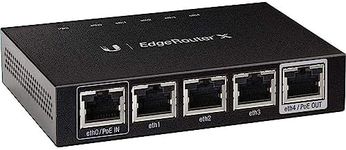 UBIQUITI ER-X Networks EdgeRouter X 5 Ports Gigabit LAN/WAN Router, Black