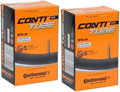 Continental MTB 26x1.75-2.5" / 47-559 -> 62-559 Inner Tubes - 42mm Presta Valve (Pack of 2 Tubes)