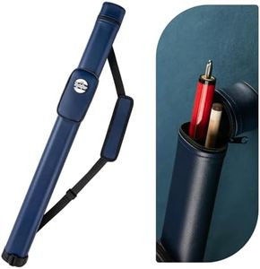 Trymaker Pool Cue Case, 1×1 Hard Pool Stick Case Holds 1 Complete of 2-Piece Cue, Made of Faux Leather Pool Cue Accessories