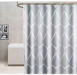 GONOVE Shower Curtain for Bathroom 180 x 200 cm Mildew Resistant Waterproof Polyester Fabric Geometric Shower Curtain Liner Washable Bath Curtain with Hooks, Weighted Hem