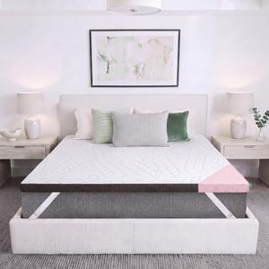 Sleepyhead King Mattress Topper Super 3 Inch, Cooling Gel & Copper Memory Foam, Pressure Relief, King Size Mattress Topper for Luxury Comfort, Removable Washable Cover (King 3")