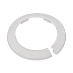 sourcing map Pipe Cover Decoration, 90mm PP Plastic Escutcheon Water Pipe Drain Line Cover White 10pcs