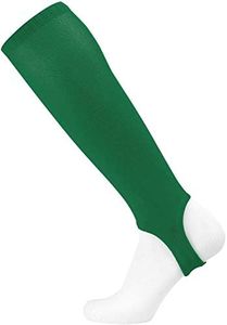 TCK 4 Inch Solid Baseball Stirrups (Kelly Green, Large)