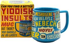 Yiddish Insults Mug - Nudnik to Tipish and More - Comes in a Fun Gift Box