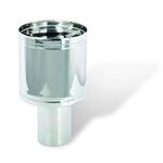 Stainless Steel Cowl 150mm Stove Chimney Liner Cover Rain Protector Pipe Cap Ducting Wood Burner Pot Woolper (150mm)