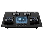 Beyond Appliances Smart Timer Dorado Hobtop, Flame Failure Device, Hybrid Functionality, Auto-Ignition, Glass-top Gas Stove (4 Burner)