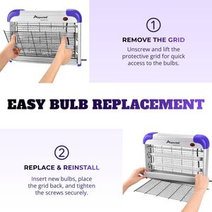 ASPECTEK 20W Electric Bug Zapper – Indoor Insect Killer