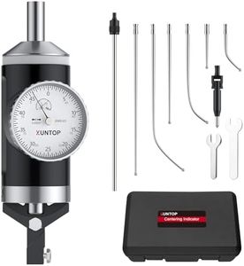 XUNTOP 0-0.15''/0.0005''Coaxial Centering Indicator for Milling and Boring Machines 100RPM Co-Ax Indicator with 6 Feelers for Workpiece Center Alignment