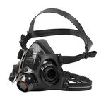 NORTH Honeywell Home North 7700 Series Niosh-Approved Half Mask Silicone Respirator, Large (770030L), Black