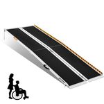 Wheelchair Ramp 7FT, gardhom Anti-Slip Aluminum Folding Handicap Ramp Wheel Chair Ramp for Home Threshold Doorways Steps Curb Vehicle Entry Scooter Stairs Driveway Vans SUV