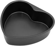 Saihisday 8 inch Heart Shaped Non-Stick Cake Pan, Aluminum Cake Tin, DIY Baking Mold Tool for Wedding Birthday Parties Valentine's Day